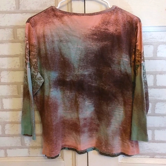 Faded Glory Womens Size XL long sleeved blouse (j7) - Picture 3 of 3